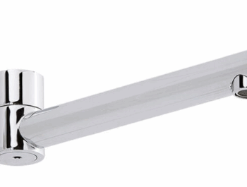 BOSS ROUND SWIVEL BATH SPOUT 250mm CHROME