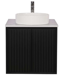 HAWAII 600MM WALL HUNG CABINET ONLY BLACK