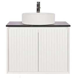 HAWAII 750mm WALL HUNG CABINET ONLY WHITE